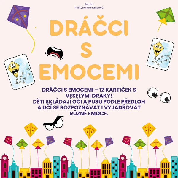 Dráčci s emocemi - Poskládej obličej!