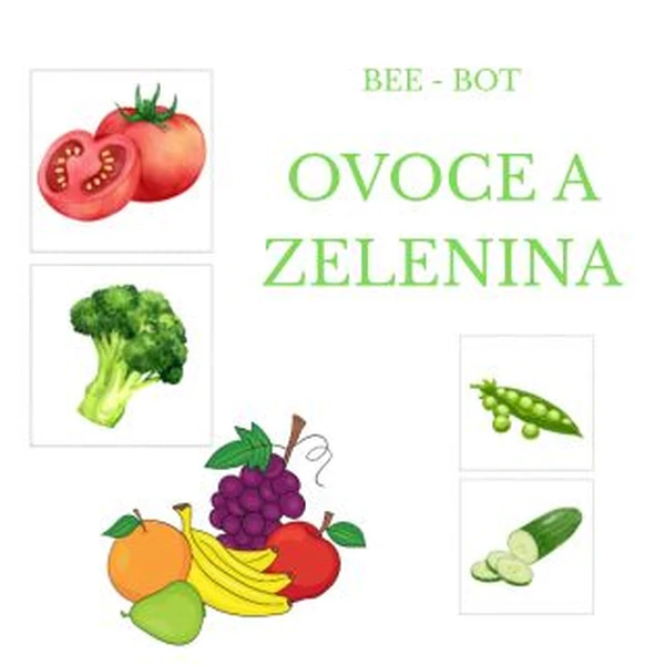 Bee bot - ovoce a zelenina