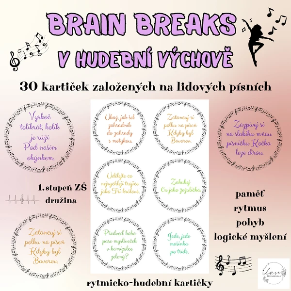 BRAIN BREAKS v hudební výchově