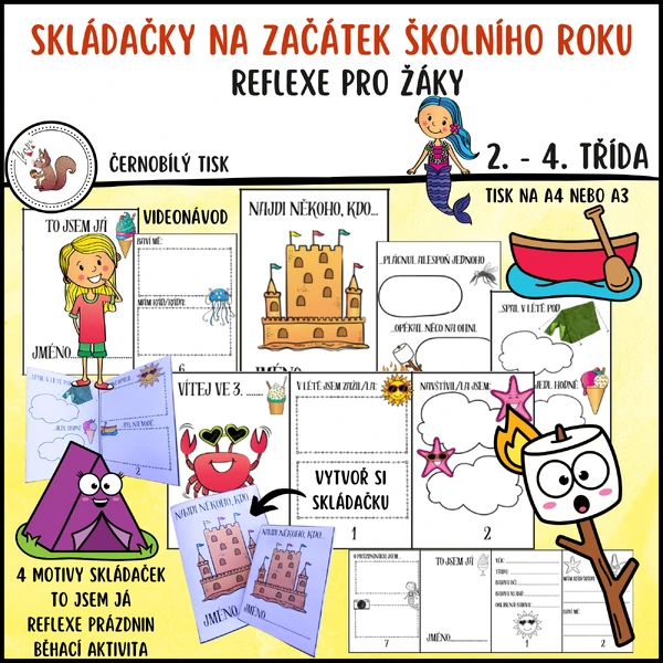 Skládačka začátek školního roku