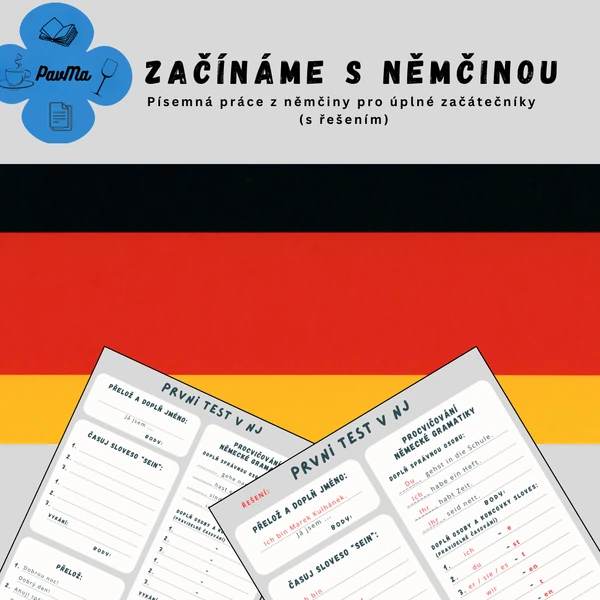 DEUTSCH: První test v Nj - úplní začátečníci