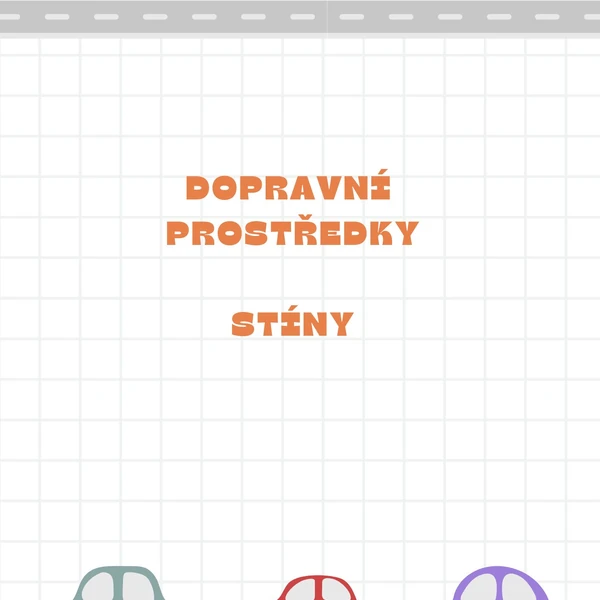 Dopravní prostředky - stíny