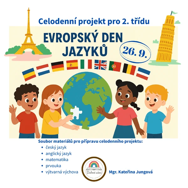 Evropský den jazyků pro 2. třídu - celodenní projekt