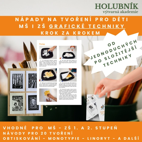 Nápady na tvoření s dětmi- grafické techniky