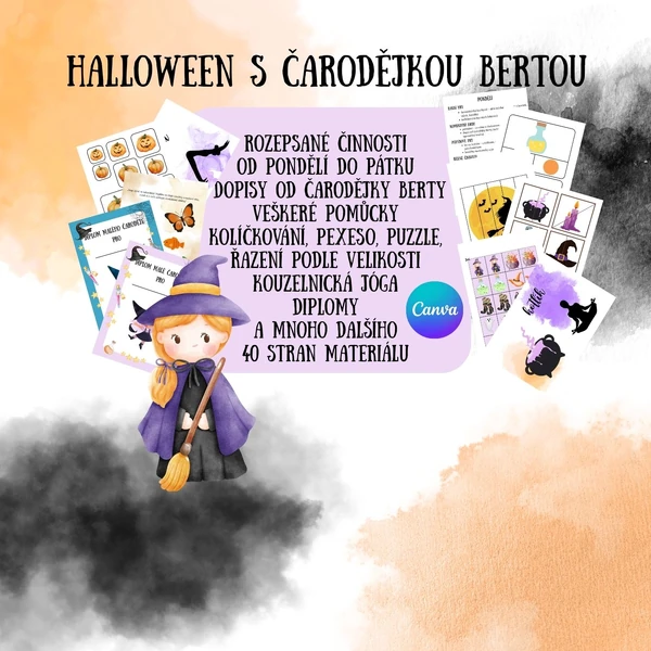 Týdenní halloweenská příprava