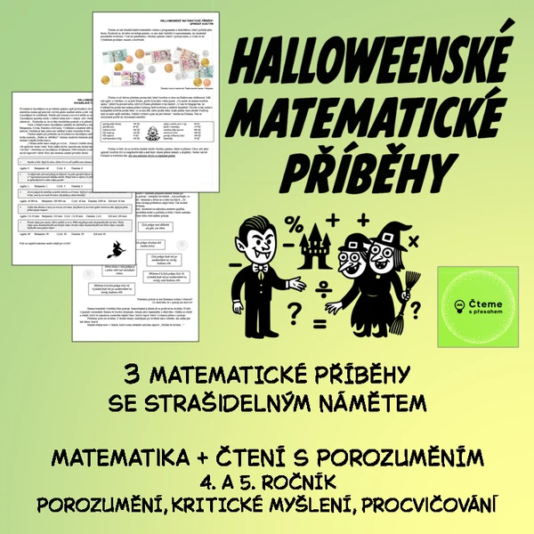 Halloweenské matematické příběhy pro 4. a 5. ročník