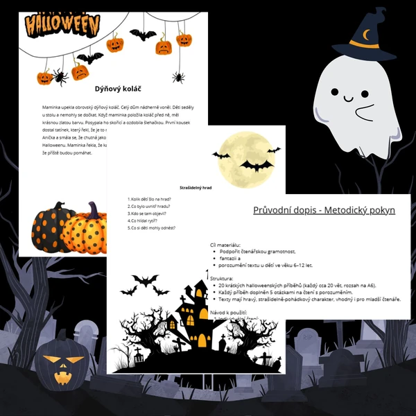 Čtení s porozuměním - Halloween