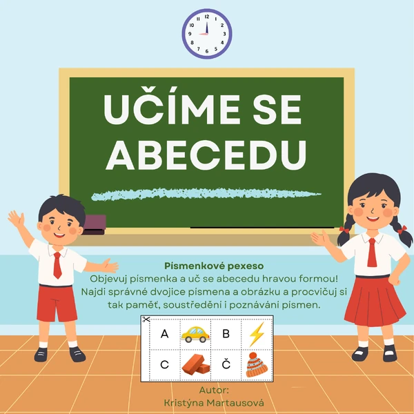 Učíme se abecedu - pexeso
