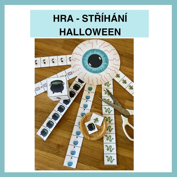 Hra stříhání - Halloween