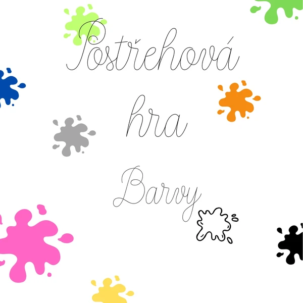 postřehová hra - barvy
