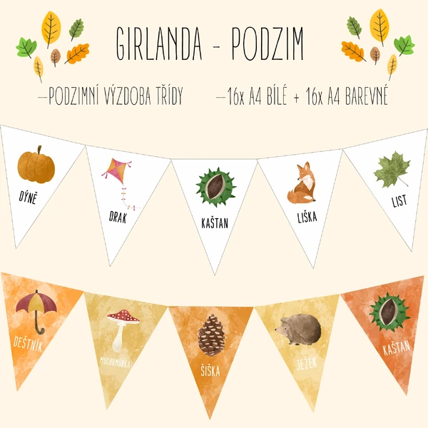 Podzimní výzdoba třídy