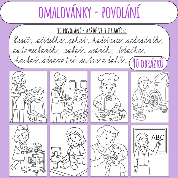 Omalovánky - POVOLÁNÍ