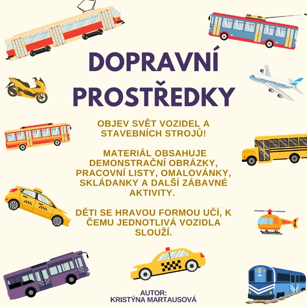 Dopravní prostředky - Objevujeme svět vozidel