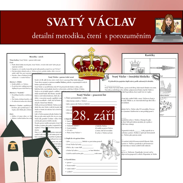 Svatý Václav (28.9.)- čtení s porozuměním