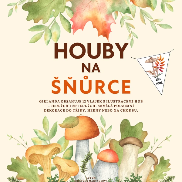 Houby na šňůrce