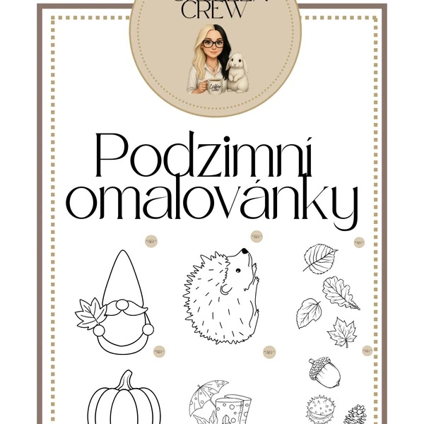 Podzimní omalovánky