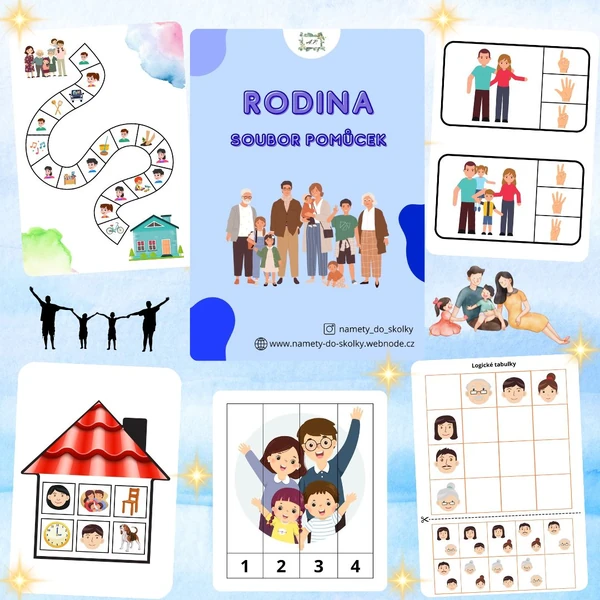 Rodina - Soubor pomůcek 