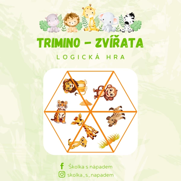 Trimino - zvířata
