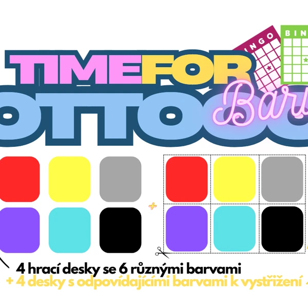 LOTO - BARVY (😍Celkem 24 různých barev)