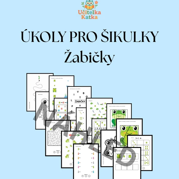 Úkoly pro šikulky - Žabičky