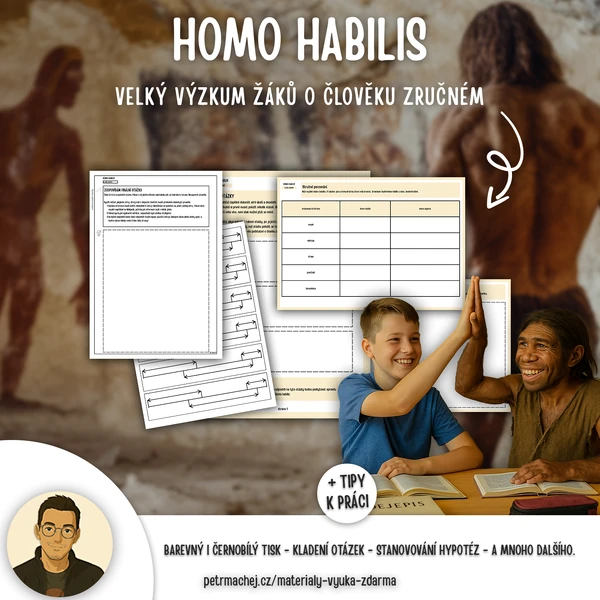 Homo habilis (člověk zručný): velký žákovský výzkum
