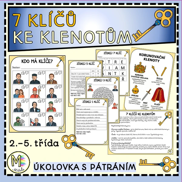 7 KLÍČŮ KE KLENOTŮM - ÚKOLOVKA S PÁTRÁNÍM
