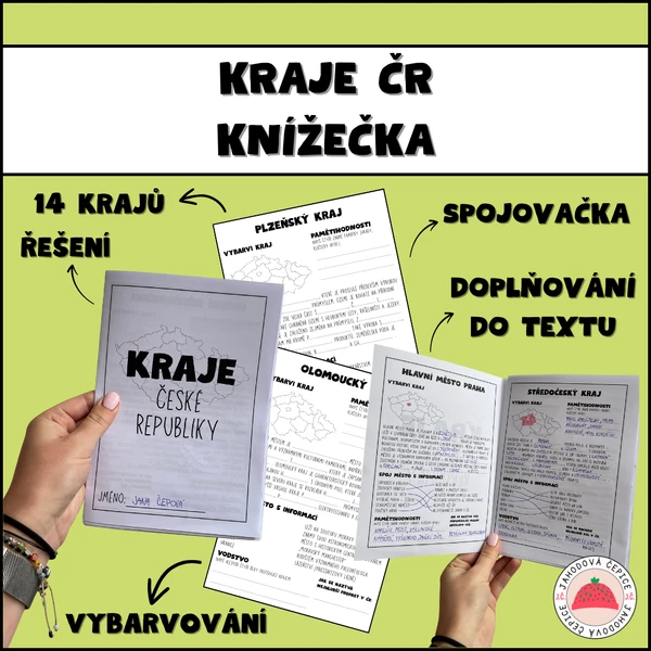Kraje ČR - knížečka
