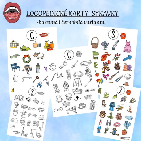 LOGOPEDICKÉ KARTY-SYKAVKY