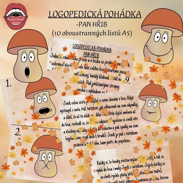 LOGOPEDICKÁ POHÁDKA: PAN HŘIB