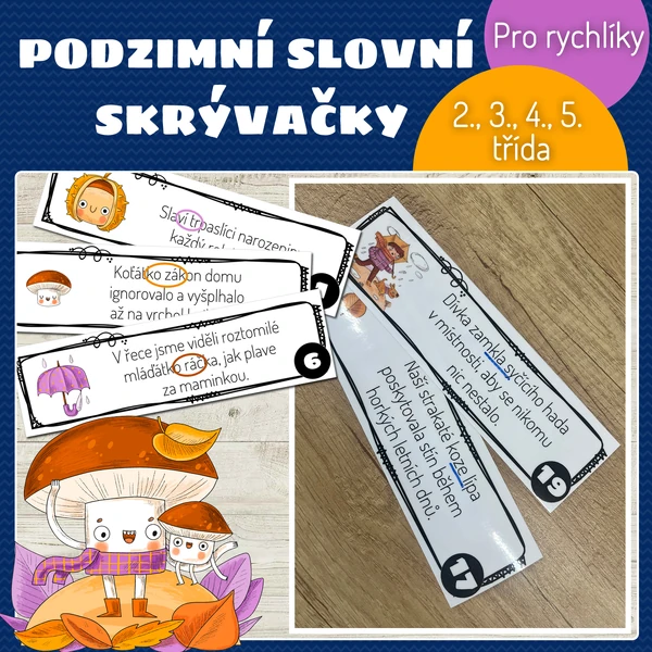 Podzimní slovní skrývačky