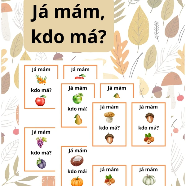 Podzimní plody/co se sklízí na podzim