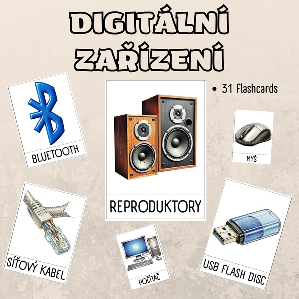 Informatika - digitální zařízení - flashcards