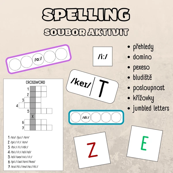 Spelling - hláskování v angličtině