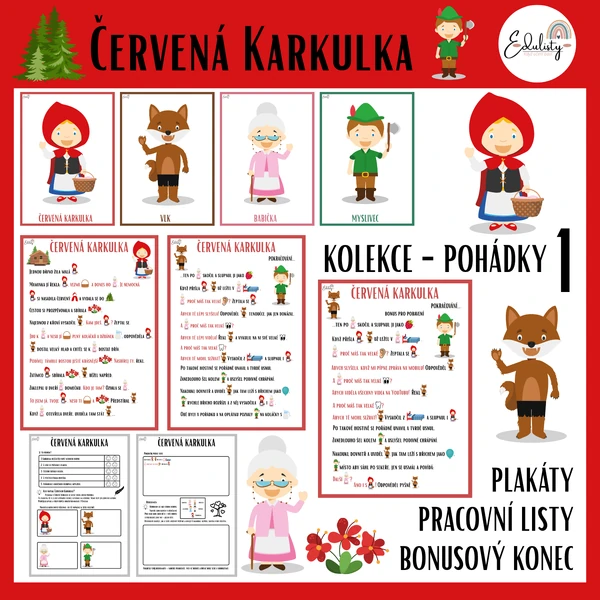 Červená Karkulka – Kolekce pohádky 1