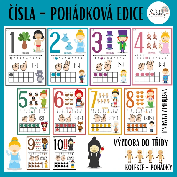 Čísla 1–10 – pohádková edice