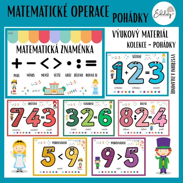 Matematické operace – pohádková edice