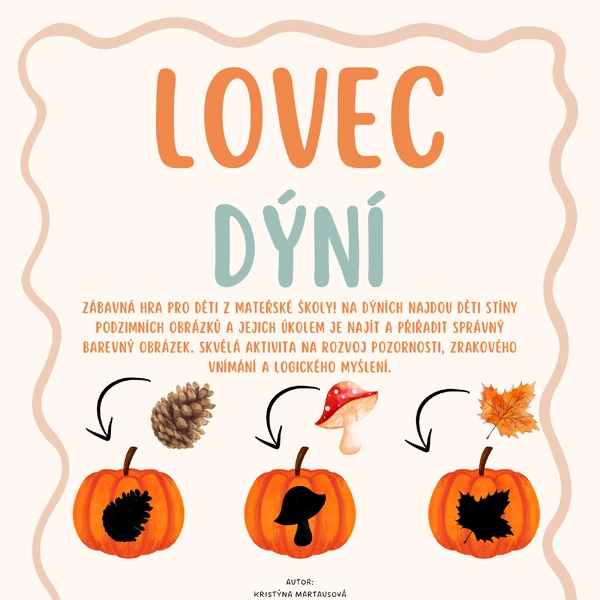 Lovec dýní - Podzimní stínohrátky