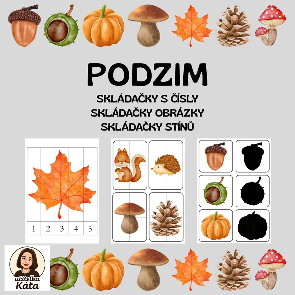 PODZIM - SKLÁDAČKY