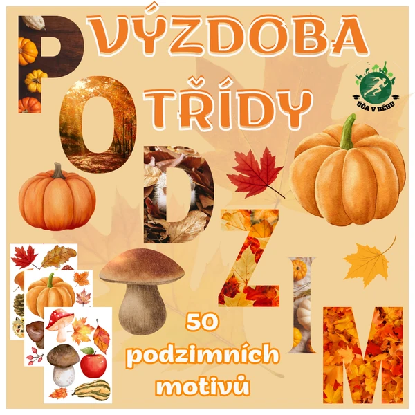 Podzimní výzdoba třídy - 50 podzimních motivů