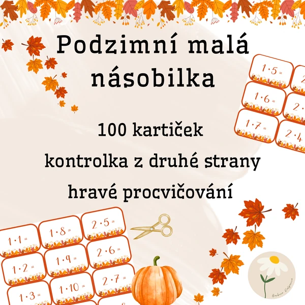 Podzimní malá násobilka