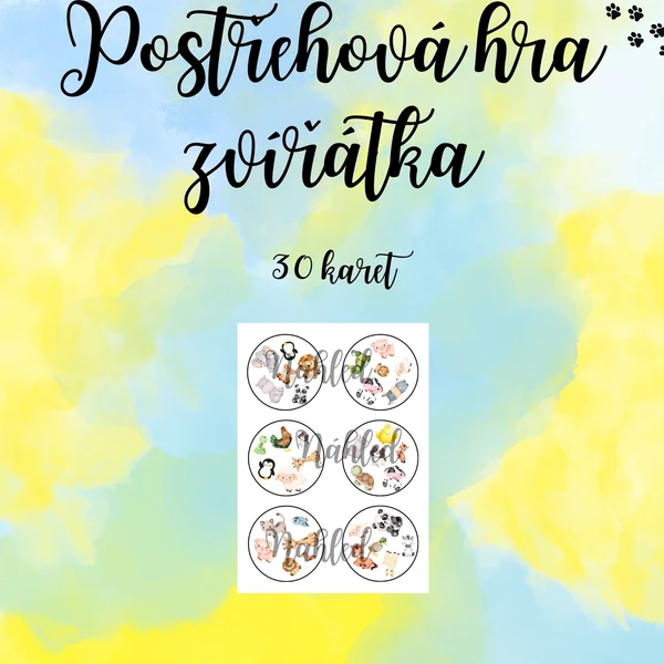 Zvířátka - postřehová hra