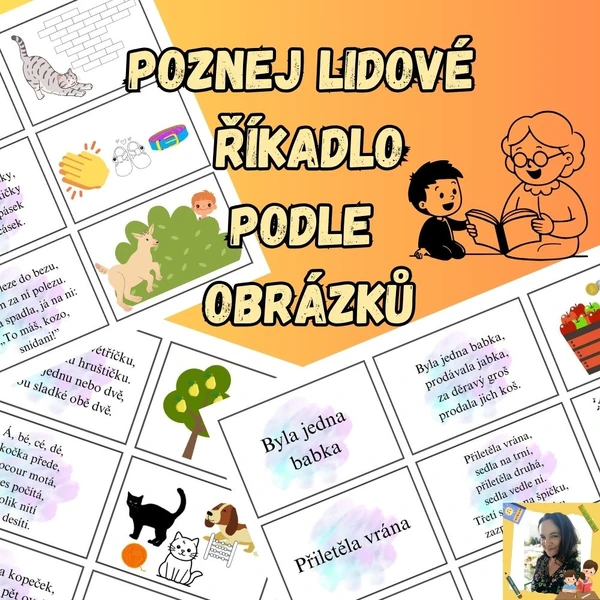 Poznej lidové říkadlo podle obrázků