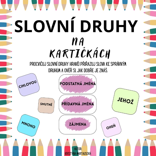 Slovní druhy - Hraj si se slovními druhy