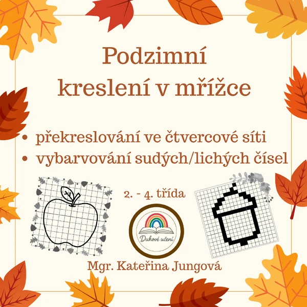Podzimní kreslení v mřížce