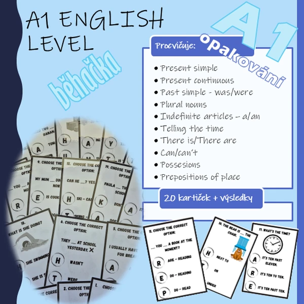 A1 English level - běhačka