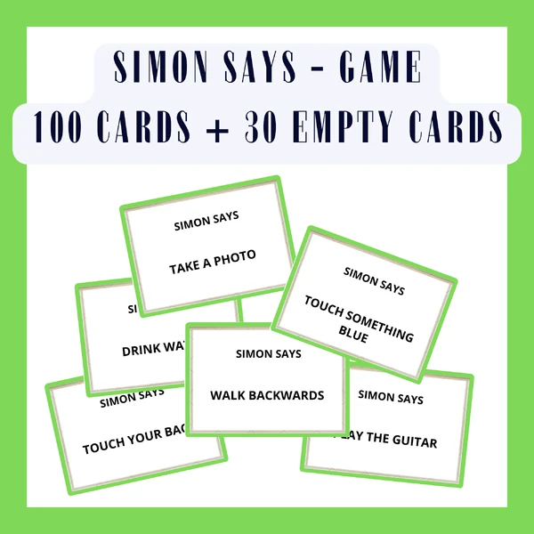SIMON SAYS CARDS GAME