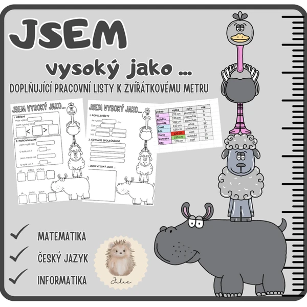 ZVÍŘÁTKOVÝ METR - ČJ, MAT, INF