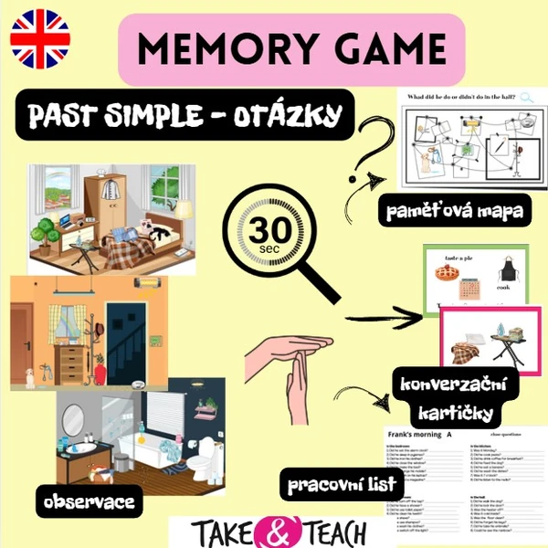 PAST SIMPLE QUESTIONS - MEMORY GAME