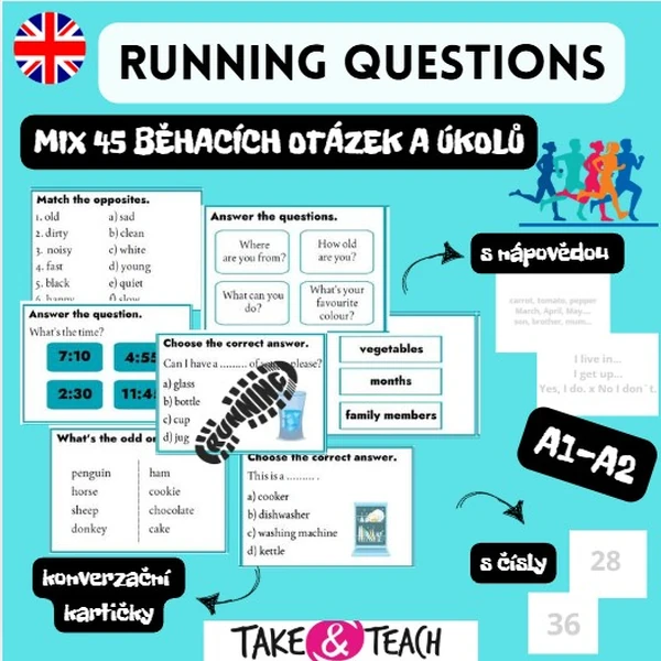 BACK TO SCHOOL - BĚHACÍ OTÁZKY - MIX - A1-A2 - RŮZNÁ TÉMATA