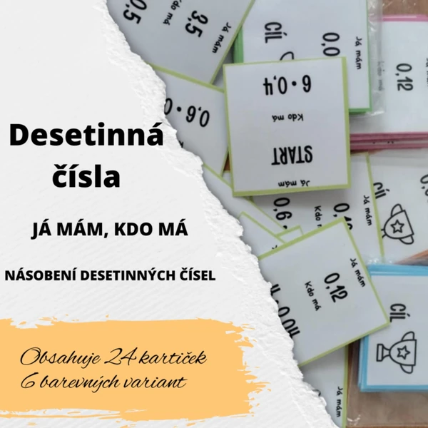Já mám, kdo má - násobení desetinných čísel